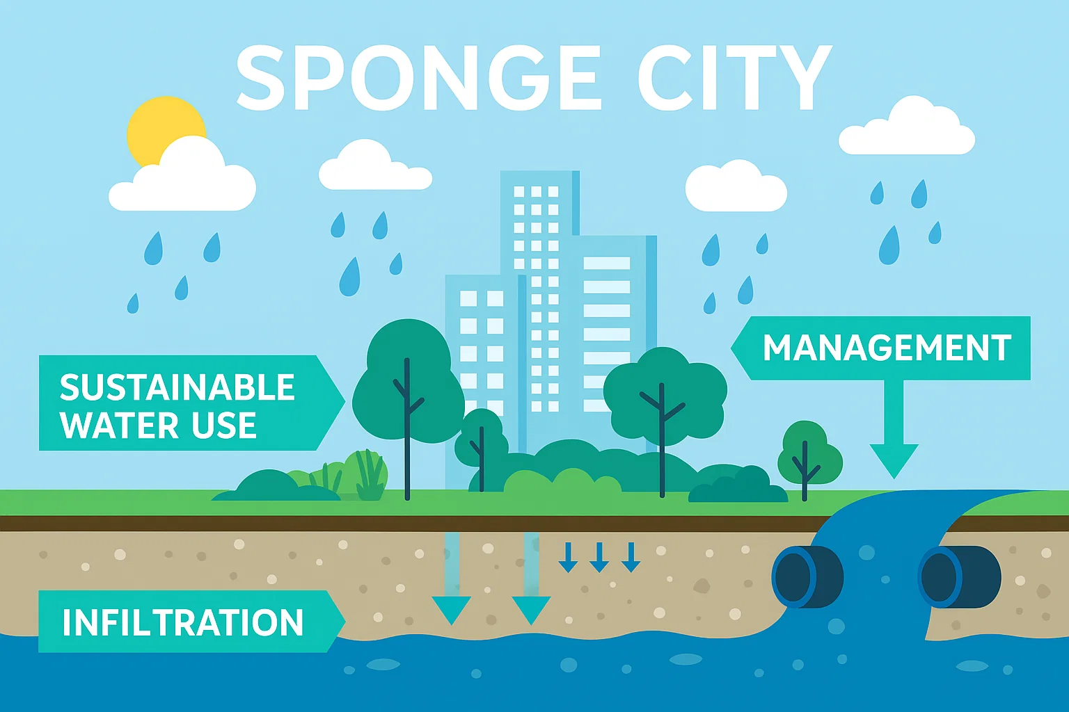 شهر اسفنجی (Sponge City)