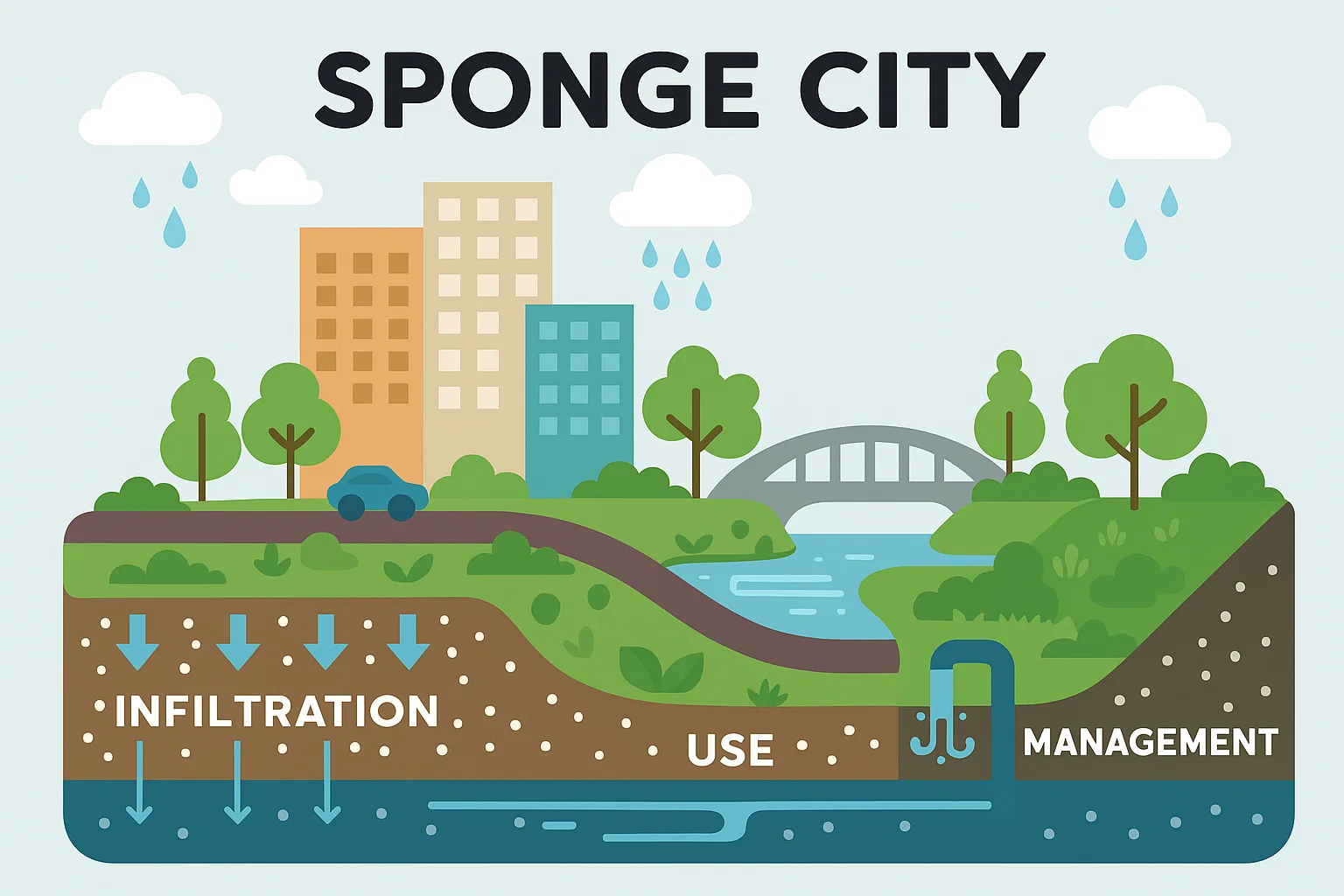شهر اسفنجی (Sponge City)