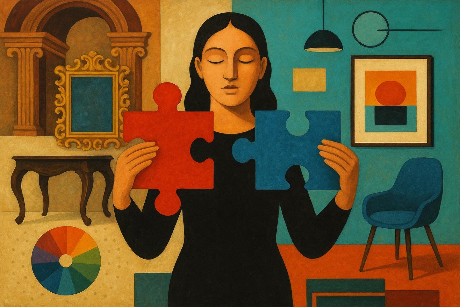 سبک گلچین در طراحی داخلی