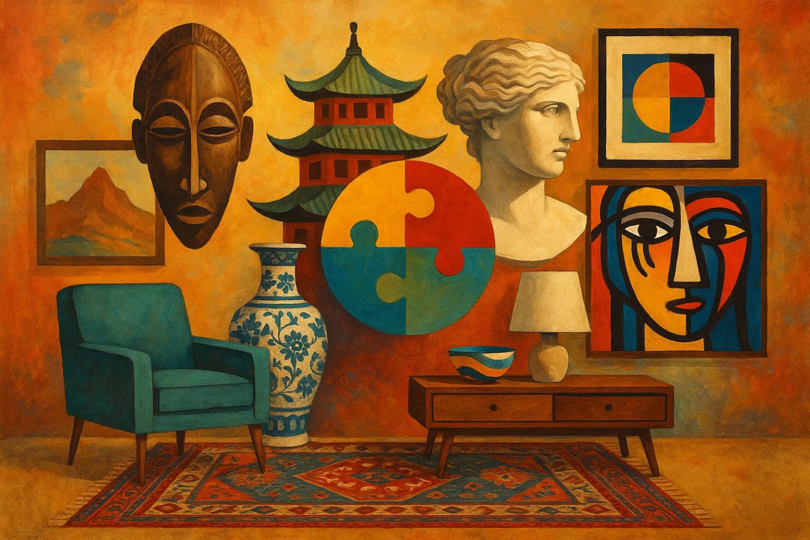 سبک گلچین در طراحی داخلی