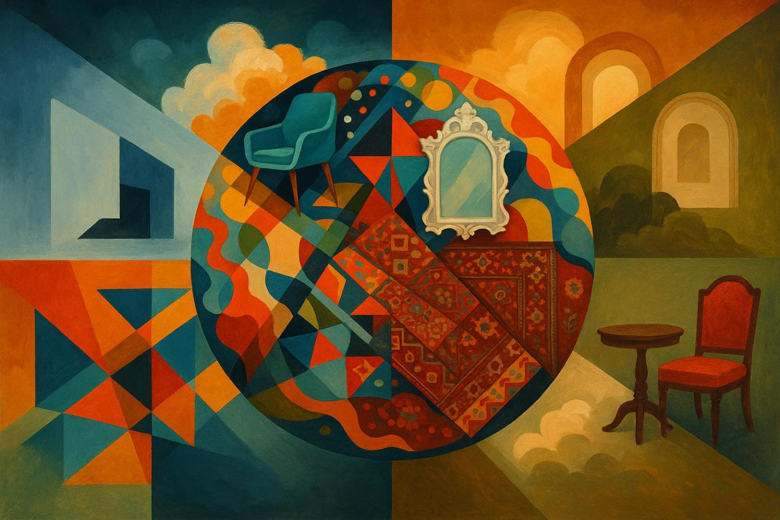 سبک گلچین در طراحی داخلی