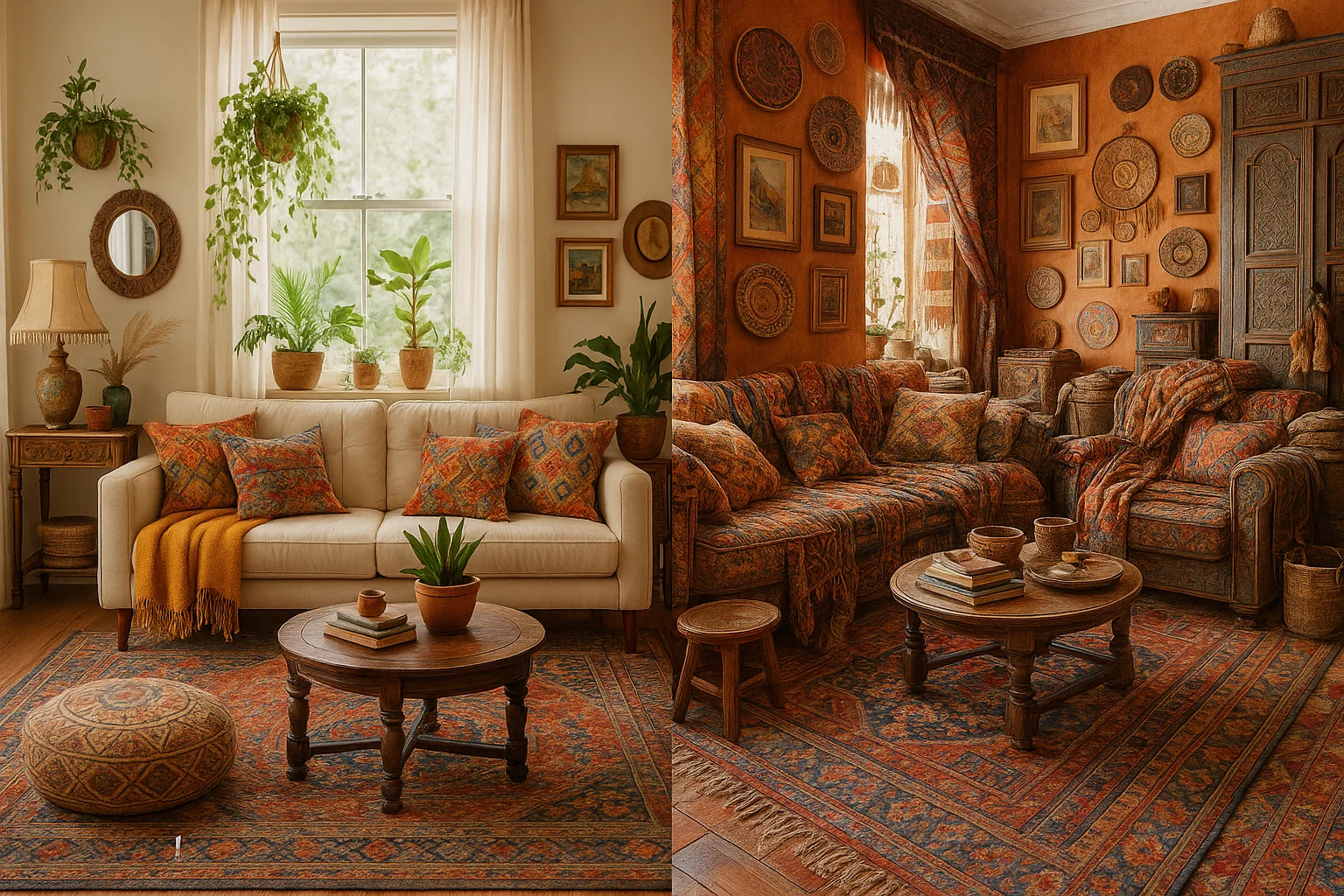 سبک بوهمین در طراحی داخلی