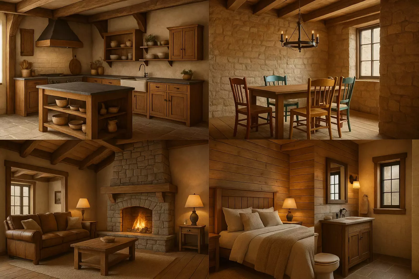 سبک روستیک در طراحی داخلی