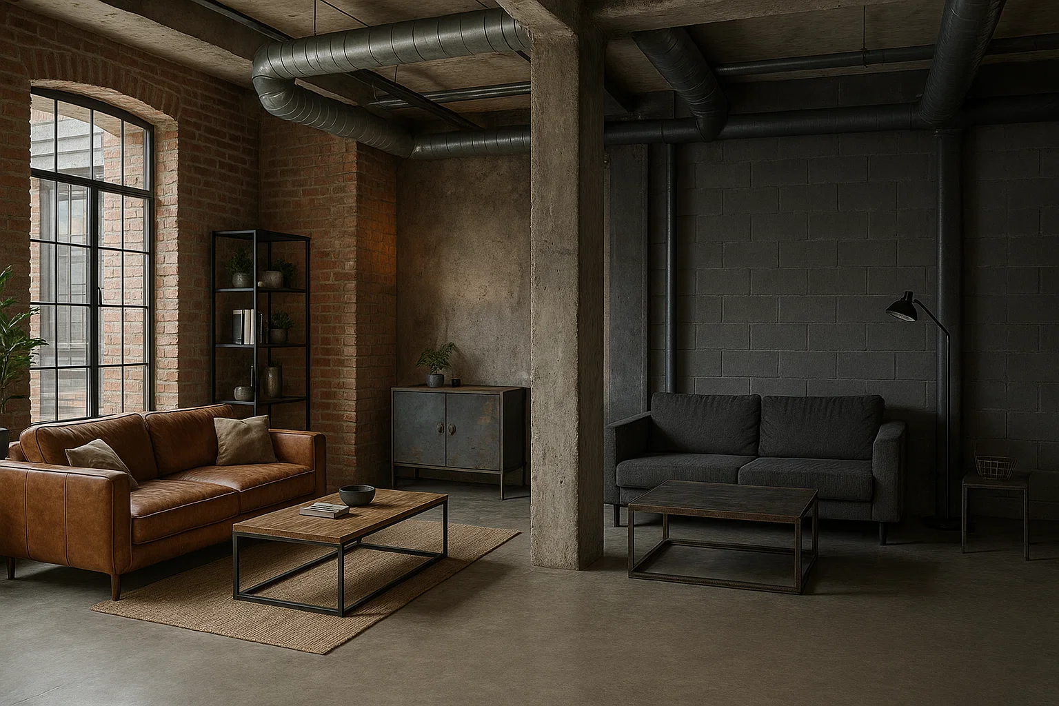 سبک صنعتی در طراحی داخلی