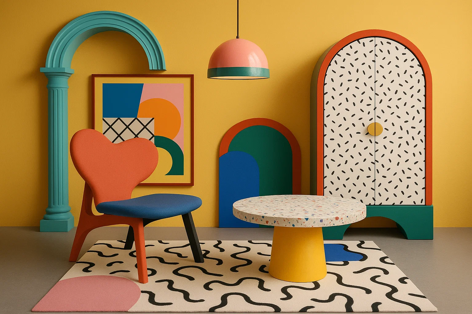 سبک پست‌مدرن در طراحی داخلی (19)