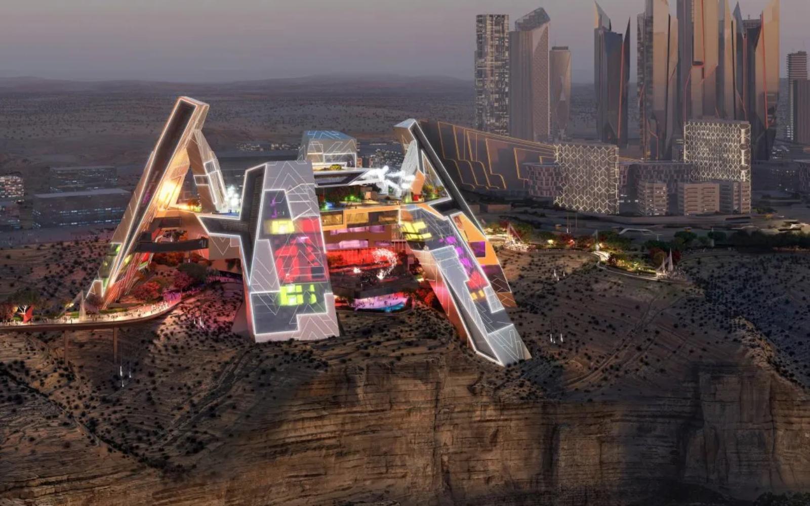 مرکز هنرهای نمایشی قدیه (Qiddiya Performing Arts Centre) اثر Tom Wiscombe Architecture