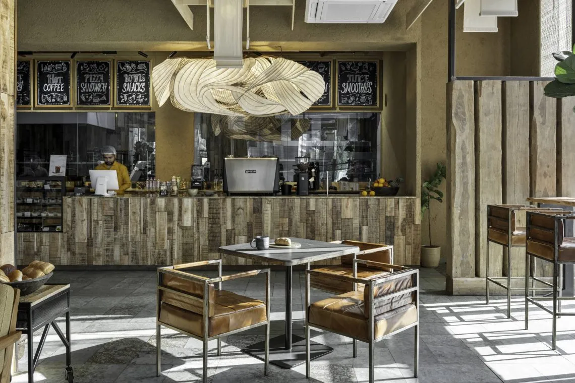 Roast and Toast (“Sustainable café interior rooted in Biophilic and craft centric values.”)