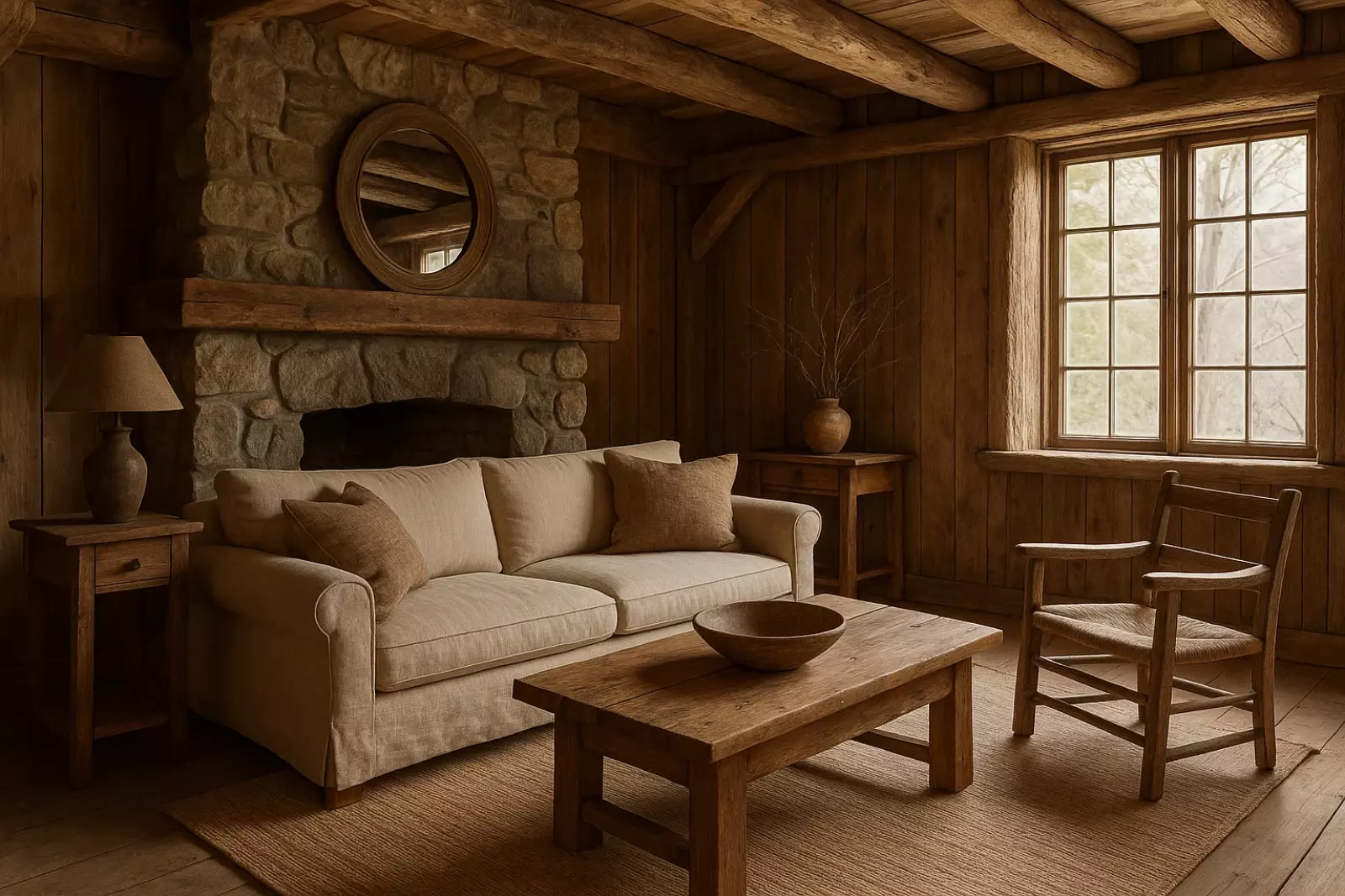 سبک روستیک در طراحی داخلی