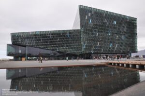 Harpa Concert Hall and Conference Centre in Reykjavik, Iceland, is designed by Henning Larsen Architects and Batteriid Archtects. Tha facade was developed by Henning Larsen Architects in collaboration with the artist Olafur Eliasson.