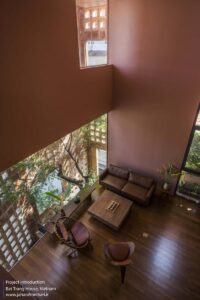 00_Bat_Trang_House_12_Double_height_living_space