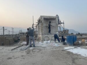 مرمت بادگیرهای تاریخی بندرپل