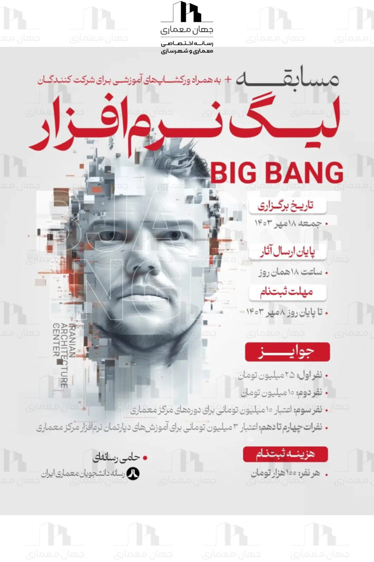 فراخوان شرکت در مسابقه معماری لیگ نرم افزار BIG BANG