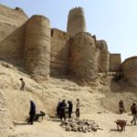 آغاز مرمت قلعه تاریخی شهرستان منوجان