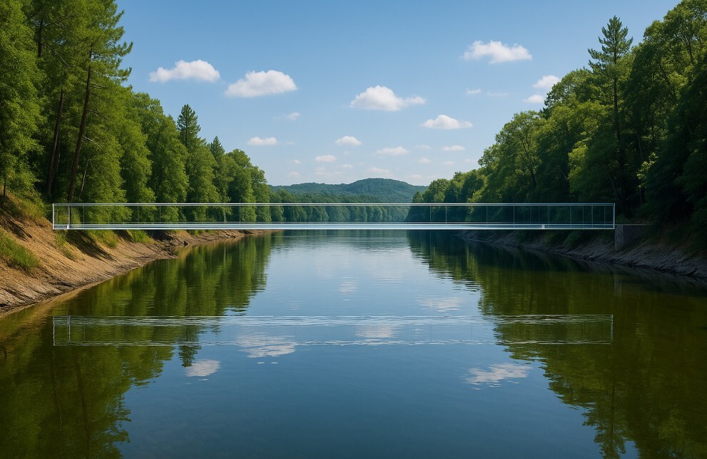 اولین پل نامرئی جهان ساخته شد! / تکنولوژی متامواد، پلها را نامرئی کرد