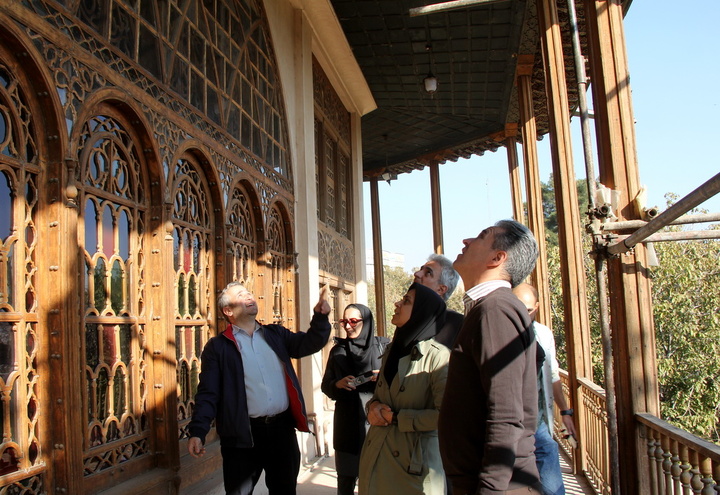 پروژه مرمت تزئینات کاخ چهلستون به مراحل پایانی رسید