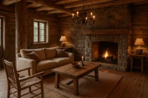 سبک روستیک در طراحی داخلی