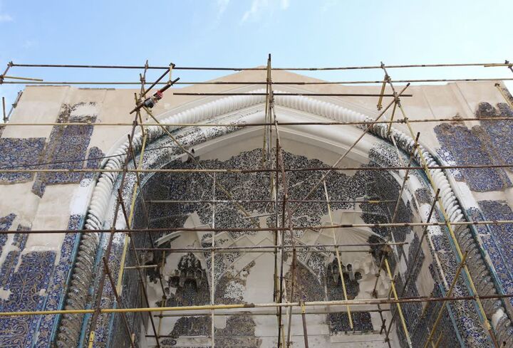 آینده مبهم مسجد کبود در سایه مرمت بدون طرح مطالعاتی!