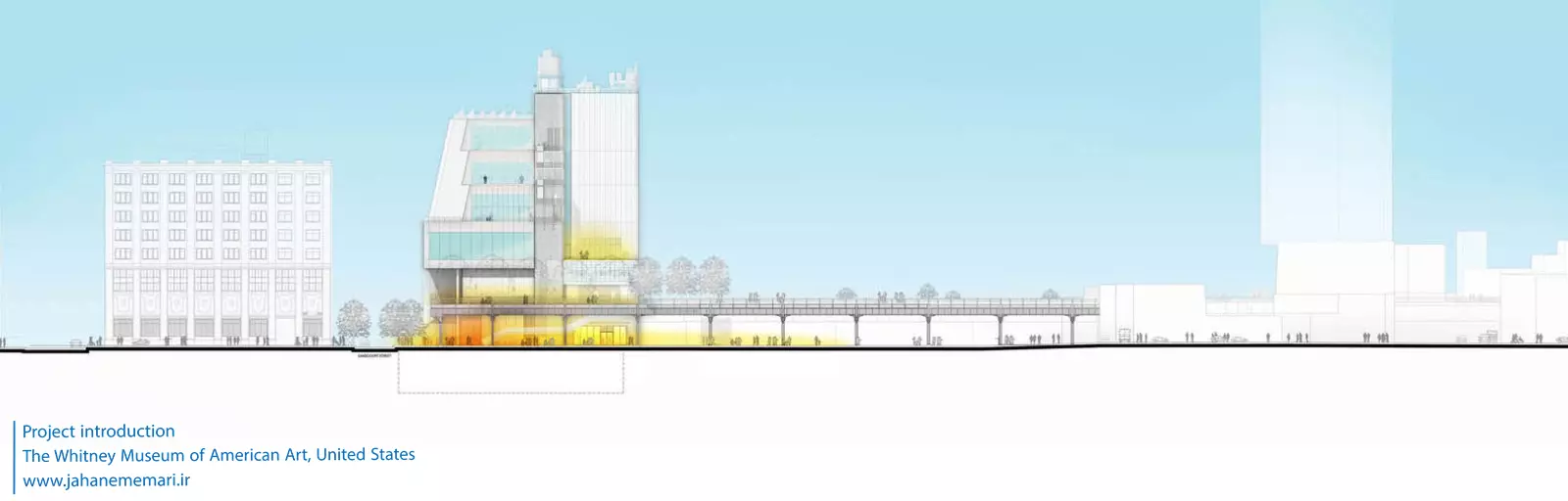 موزه هنر آمریکایی ویتنی در گنسوورت The Whitney Museum of American Art at Gansevoort