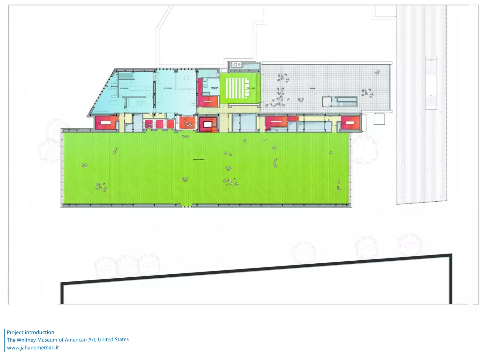 موزه هنر آمریکایی ویتنی در گنسوورت The Whitney Museum of American Art at Gansevoort